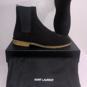 NEW AUTHENTIC SAINT LAURENT Blk Chelsea EU 42 | 9